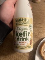 Biotiful organic kefir drink vanilla chai