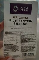 Original high protein biltong