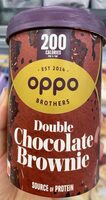 Double chocolate brownie