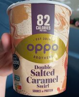 Salted caramel swirl