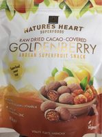 Raw dried cacao-covered Goldenberry