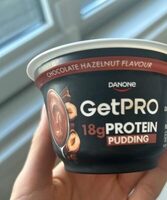 GePPro 18g Chocolate Hazelnut Flavour Pudding