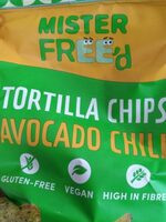 Tortilla chips avocado chili