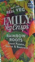 Veg Crisps Crunchy Sweet Potato, Carrot & Beetroot