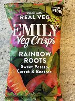 Rainbow roots veg crisps