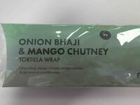 Onion Bhaji & Mango Chutney Wrap
