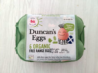 Organic free range eggs