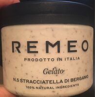 REMEO Gelato Stracciatella di Bergamo