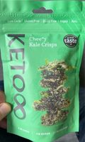 Cheesy kale crisps