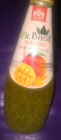 Mr Brazil Gout Mangue au graines de basilic