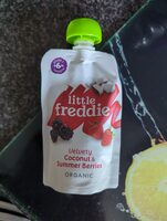 Little Freddie velvety coconut and summer berries organic