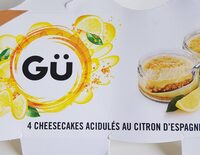 Cheescakes acidules citron d Espagne