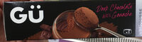 Dark chocolate mousses with ganache