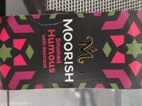 Smoked humous beetroot