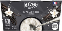 Riz au lait de coco vegetal 2x125g