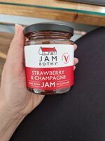 Strawberry and champagne jam