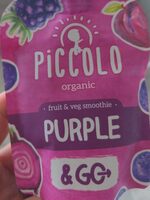 Fruit and veg smoothie purple
