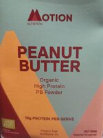 Peanut butter organic high protein PB powder