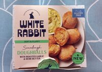 Sourdough doughballs with roasted garlic & herb butter