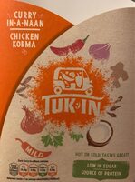 Curry in a naan Chicken Korma