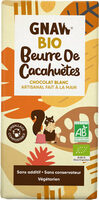 Chocolat blanc au beurre de cacahuète bio