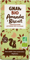 Chocolat noir amandes et biscuit bio