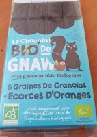 Chocolat noir & ecorces de granolas