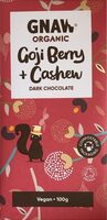 Goji Berry + Cashew Dark Chocolate
