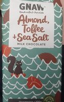Gnaw almond, toffee ans sea salut chocolat au lait