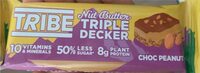 Choc Peanut Nut Butter Triple Decker
