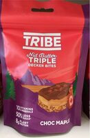 Choc Maple Nut Butter Triple Decker Bites