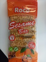 Sesame Bar With Orange Peel & Cinnamon