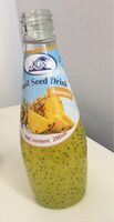 Basil seed drink pineapple