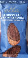 Chocolate dipped almonds