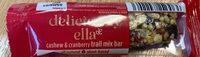 Cashew & Cranberry trail mix bar