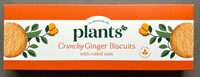 Crunchy ginger biscuits