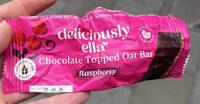 Chocolate Topped Oat Bars Raspberry