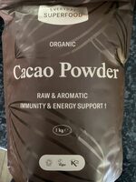 Organic cacao powder