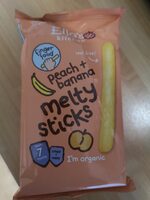 Peach   banana melty sticks