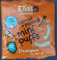 Carrot &parsnip mini puffs