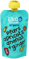 Pears apricots ananas ginger