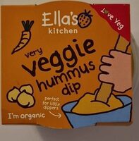 Very veggie hummus dip