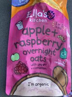 Apple and Raspberry overnight oats