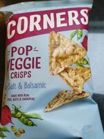 Pop veggie crisps