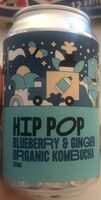Hip Hop Blueberry and Ginger Organic Kombucha