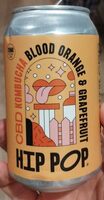 CBD Kombucha Blood Orange and Grapefruit