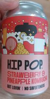 Hip Pop Kombucha strawberry & pineapple