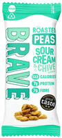 Roasted peas sour cream