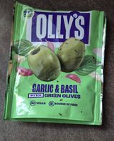 Olives The Connoisseur Basil & Garlic Green Olives