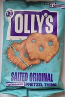 Oven-baked pretzel thins, salted